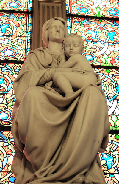 Vierge et l'Enfant. Paul Dubois.