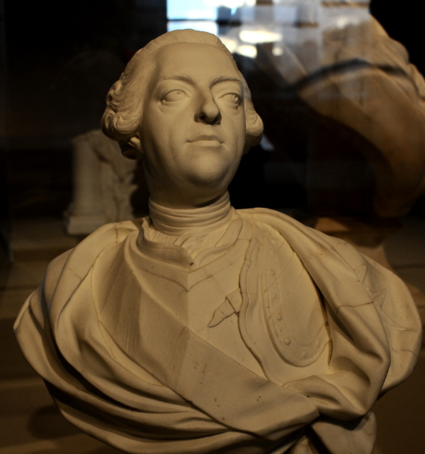 Louis XV en armure. Jean Baptiste II Lemoyne.