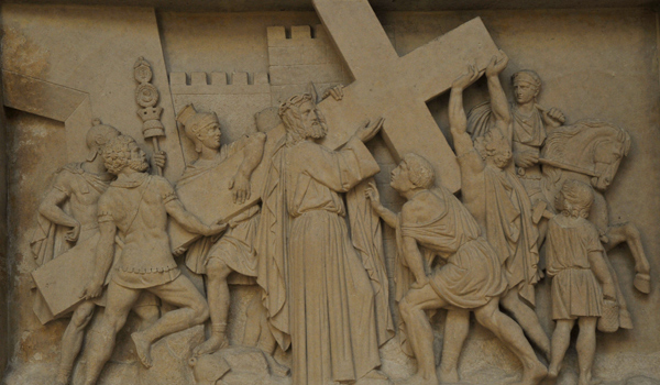 Jésus charge la croix. James Pradier.