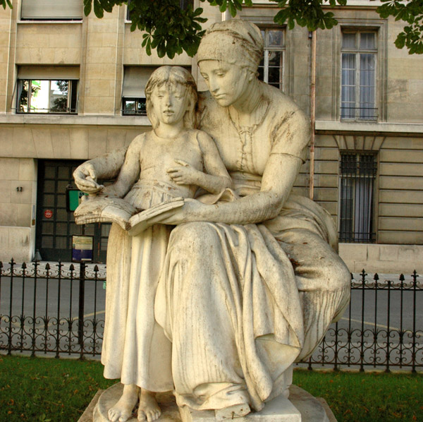 Education maternelle. Eugène Delaplanche.