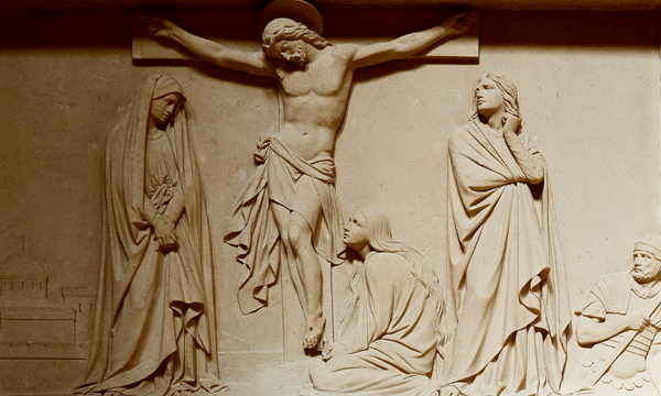 Jésus meurt sur la Croix. Francisque Duret.