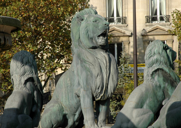 Huit Lions. Henri Jacquemart