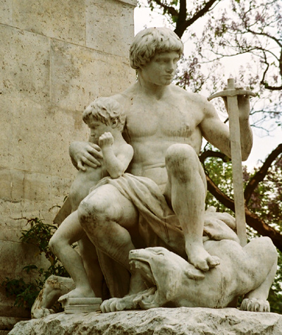 Monument à Barye. Laurent Marqueste.