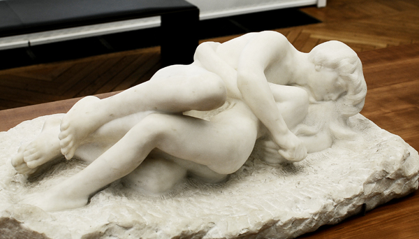 Psyché et l'Amour. Auguste Rodin.