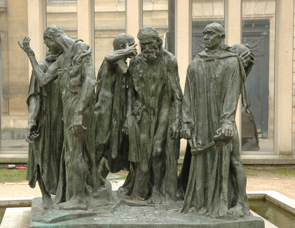 Les Bourgeois de Calais. Auguste Rodin.