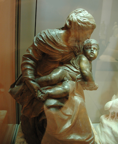 La Vierge et l'Enfant. Jacques Sarrazin.
