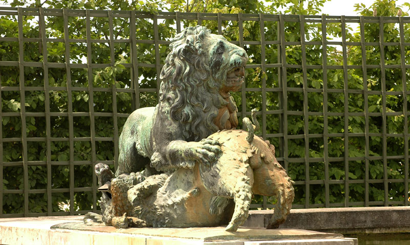 Lion terrassant un sanglier. Corneille Van Clève